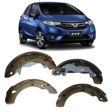 Imagem de Jogo Sapata Traseira Honda Fit 1.5 2009 A 2015 - MAZZICAR