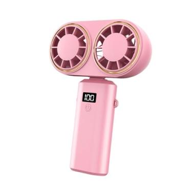 Imagem de Generic Ventilador para Acampamento com Conexões Duplas, rosa