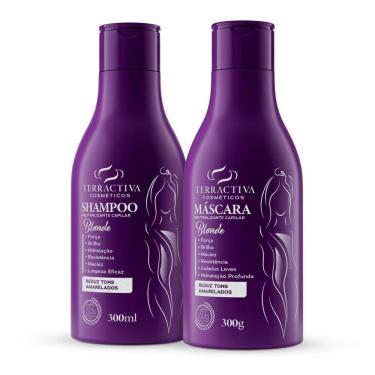 Imagem de Kit Matizador Com Máscara E Shampoo De 300ml terractiva