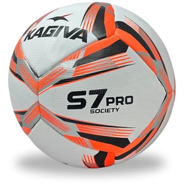 Imagem de Bola Society Kagiva S7 Profissional Macia Tamanho Padrão Oficial Futebol Grama Sintética - Original