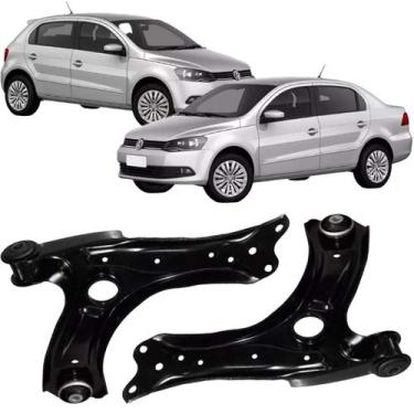 Imagem de Par Bandeja Vw Gol Voyage G5 G6 G7 2008 Até 2020 com Pivô - G&H