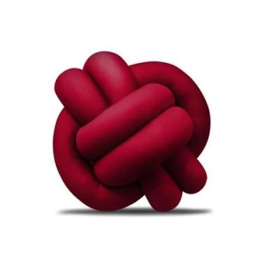 Imagem de Almofada Nó Escandinavo Para Sala e Quarto Decorativa (MARSALA)