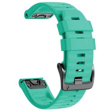 Imagem de Pulseiras de relógio NotoCity compatíveis com Fenix 6 22mm Band Teal