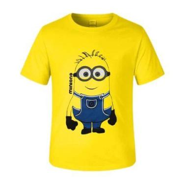 Imagem de Minions - CAMISETA Fantasia Infantil Personagens - loja dinka, 4, amar