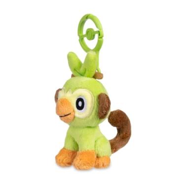 Imagem de Pokémon Center: Chaveiro de pelúcia Grookey Adventure Partners, Multicor, P