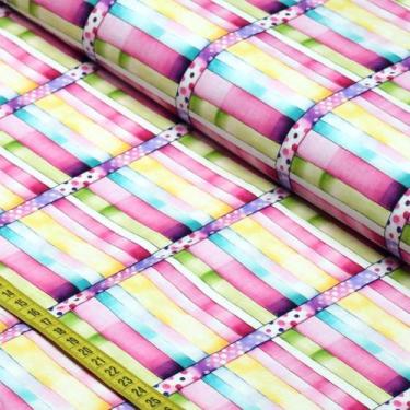 Imagem de Tecido Estampado Para Patchwork - Magic : Listrado (0,50x1,50) - Fabri
