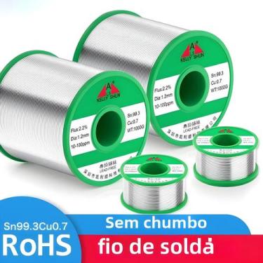 Imagem de 500g KELLYSHUN Sem Chumbo De Alta Pureza Fio De Solda De Estanho RoHS 