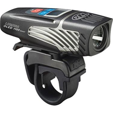 Imagem de NiteRider Lumina 1100 OLED Boost USB recarregável MTB Road Commuter Luz de LED para bicicleta com tela de exibição, lúmens potentes resistentes à água, luz frontal LED fácil de instalar