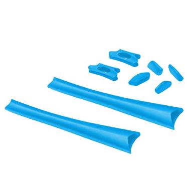 Imagem de Kit de substituição de borracha MYCOURAG compatível com a jaqueta Oakley Flak/jaqueta Flak XLJ óculos de sol, Sky Blue, One Size