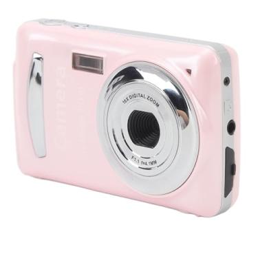 Imagem de Câmera digital 1080p, câmera vlogging de 16 MP com tela HD de 2,4 polegadas, zoom digital de 16x, anti trepidação de vários eixos, foco automático, câmera digital de apontar e fotografar para