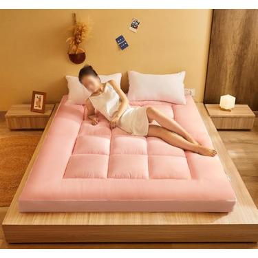 Imagem de Colchão Futon Colchão Respirável Grosso Acolchoado Colchão De Chão Japonês Acolchoado Colchão De Cama Topper Para Casa Hotel Cama Camping Couch,002, 3, 120 * 200 * 8CM