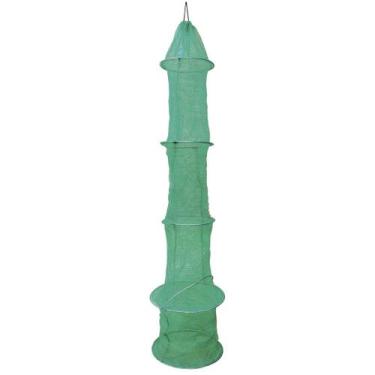 Imagem de Samburá viveiro longo de nylon com funil 150cm - BellaPesca