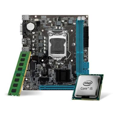 Imagem de Kit Pl Mãe H61 + Processador I5 3470  + Memoria 8 Gb Ddr3