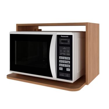 Imagem de Armario Aereo Nicho Microondas 60 Cm Mdp Cz3103 Freijo Tecno Mobili Freijo