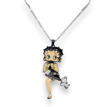 Imagem de Colar Betty Boop Cachorrinho BB0305, Preto