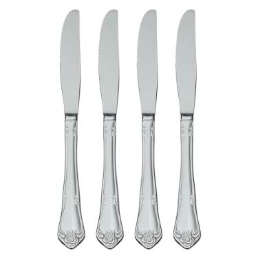 Imagem de Oneida True Rose Facas de jantar para talheres todos os dias, conjunto de 4