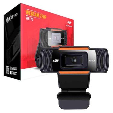 Imagem de WebCam C3Tech WB-70BK HD 720P C/Microfone USB 2.0