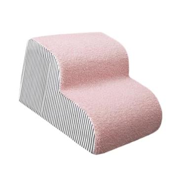 Imagem de Bothyi Escadas para cães, degraus leves para animais de estimação, escada para sofá, escalada, base antiderrapante com capa removível, rampa para cães,