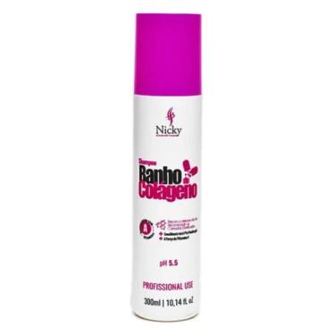 Imagem de Shampoo Banho de Colageno 300ml Nicky - Nicky Cosméticos