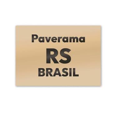 Imagem de Imã de Geladeira Paverama RS MDF 8cm x 5cm para Lembrança