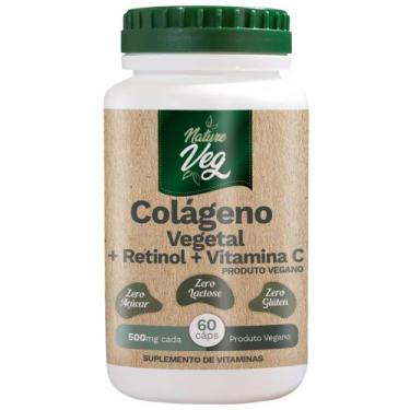 Imagem de Colágeno Vegetal + Retinol + Vitamina C (Produto Vegano) 60 Cápsulas 5