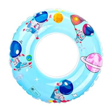 Imagem de Bóia Infantil Inflável Astronauta, 60 cm de Diâmetro, para Crianças a partir de 3 Anos, Azul Astronauta