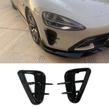 Imagem de Acessórios de divisor de ventilação de admissão de ar do para-choque dianteiro e traseiro do carro para capa divisor de para-choque Su7 Kit de corpo de acabamento de saída de ar (ventilação de