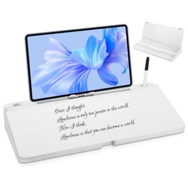 Imagem de Quadro Branco de Mesa, 2 em 1, Organizador de Quadro Branco de Escritório para Escrita e Organização, Lousa Branca