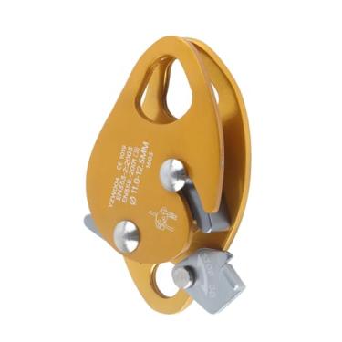 Imagem de Beufee Descendente de corda de escalada, autofrenagem, trava de corda de escalada para grampo de corda de 11 a 12,5 mm para montanhismo