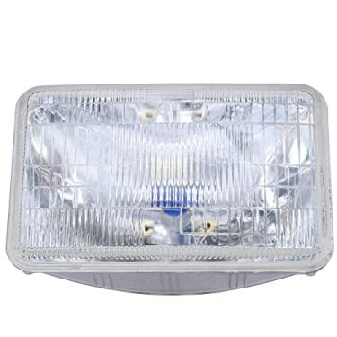 Imagem de FOKES Farol H4656 super visão halogênica selado farol farol farol farol baixo e alto (quadrado de 5 polegadas, 165 mm), (contém 1 plugue de farol de cerâmica) #H4656X