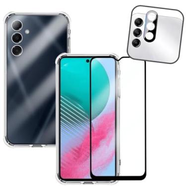 Imagem de Kit Proteção Galaxy M54, Película 3D 9D Vidro Temperado, Capa Anti Impacto e Lente de Câmera