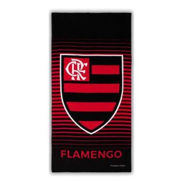 Imagem de Toalha de Banho Time Buettner Flamengo - 100% Algodão - 70x140 cm