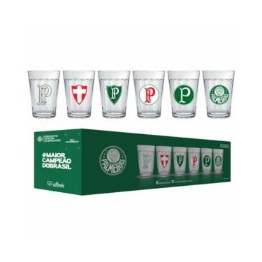 Imagem de Kit Copo Americano Palmeiras 190ml com 6
