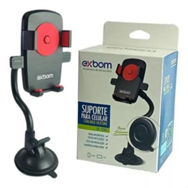 Imagem de Suporte Veicular Universal para Celular Exbom com Trava Auto