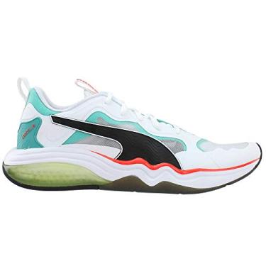 Imagem de PUMA Tênis masculino Lqdcell Tension, Puma branco-azul, turquesa-vermelho, 10