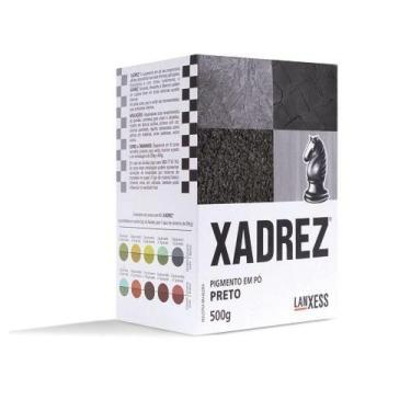 Imagem de Pó Xadrez Preto 500g para Colorir Bases - Lanxess