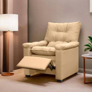 Imagem de Poltrona do Papai Fibra material sintético Amarelo Imperador - SOFA ST