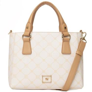 Imagem de Bolsa Tote Transversal Feminina Rafitthy 28.16229 Lorena, Off, White
