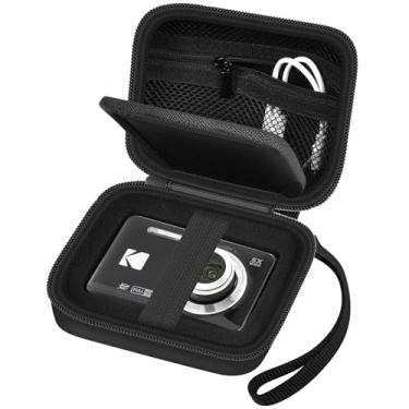 Imagem de PAIYULE Capa Para Câmera Digital Kodak Pixpro Fz55, 45, 53, 43, Wpz2, Também Camkory, Lecran, Vahoiald Vlogging Com Divisórias Armazenáveis Cartões De Memória - Somente Na Caixa