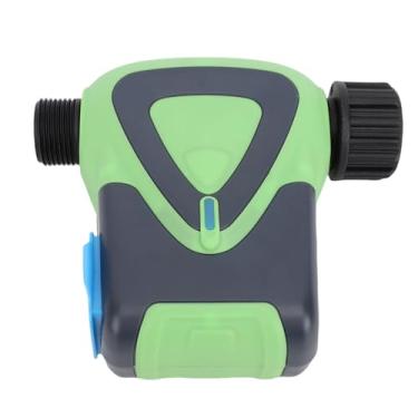 Imagem de Eujgoov Timer de água Inteligente, Timer de Mangueira de Dente Azul Com Entrada de Latão, 2 Outlet 8 água Programável, de Irrigação à Prova de Intempéries, Tela LCD Grande (BSP)