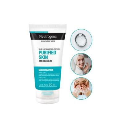 Imagem de Sabonete Gel De Limpeza Facial Purified Skin Neutrogena 60g Pele Mista