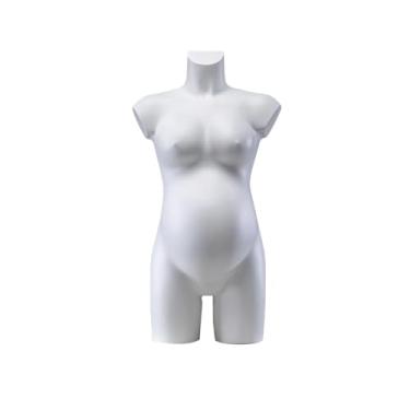 Imagem de Torso de manequim de mulher grávida, vitrine de loja de roupas, usado para roupas íntimas, shorts, camisas, tops