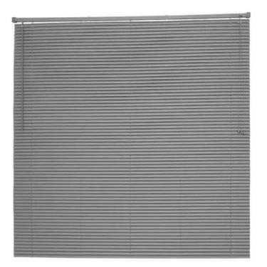 Imagem de Persiana Horizontal PVC 0,80x1,30m Bege ou Chumbo  Modelo OFF p/ Janel