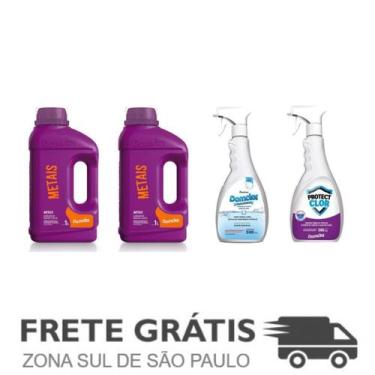 Imagem de Kit 4 Limpa Bordas, Eliminador Metais, Protect Clor Domclor