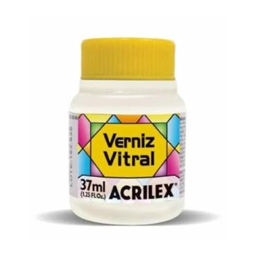 Imagem de Verniz Vitral Para Artesanato Acrilex 37ml Escolha A Cor Perfeito para Copos Garrafas Vaso Outras Perfeito para Copos Garrafas Vasos e Outras Ele Transforma Suas Peças Em Verdadeiras Obras De Arte, Simulando (Base Madreperola 592)