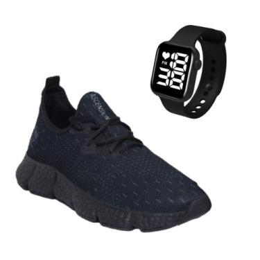 Imagem de Tênis Masculino Ortopédico Ultra Leve e Confortável  Ideal para o Dia 