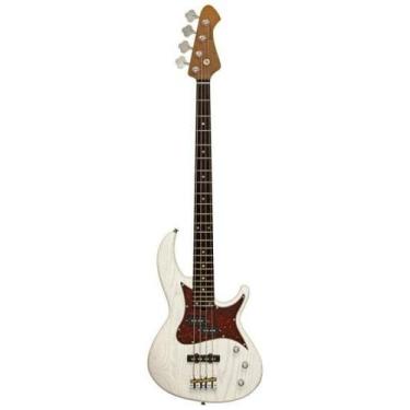 Imagem de Contrabaixo Aria Pro II 313-MK2 Detroit 4 Cordas Open-Pore White F002