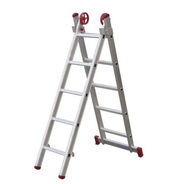Imagem de Escada 3 em 1 Extensiva em Alumínio 2x5 - Botafogo