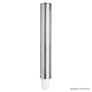 Imagem de Dispenser para Copo Descartável Água em Aço Inox Globo