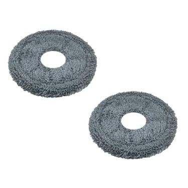 Imagem de Kit 2 Refil Mop Pano Esfregão Compatível Com Robô Aspirador Modelos X10+/X10 Plus, X20+/X20 Plus, X20 Pro Max, S10+/S10 Plus E S20+/S20 Plus, Alta Durabilidade E Eficiência - iA Casa